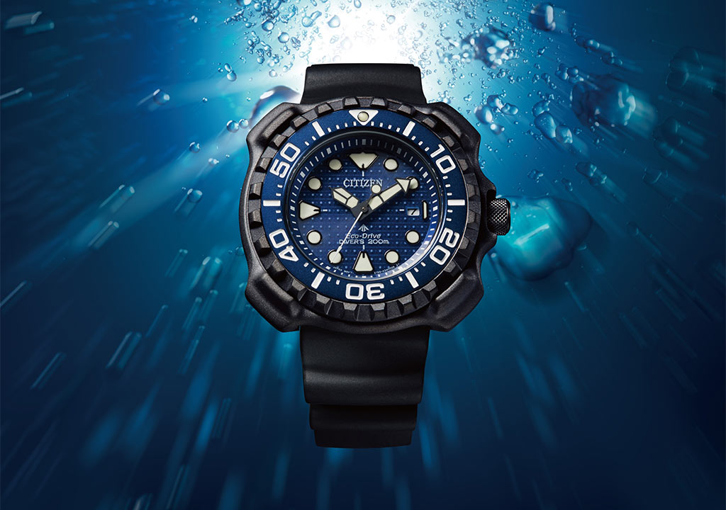 CITIZEN PROMASTER New light-powered Eco-Drive*¹ Diver 200m inspired by the  majestic, endangered whale shark